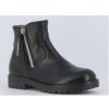 Enfant Reqins Bottines | Reqins Bottines Tornade Noir