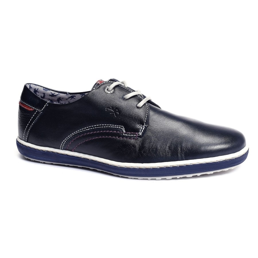 Homme Fluchos | Fluchos Chaussures A Lacets 9710 Marine