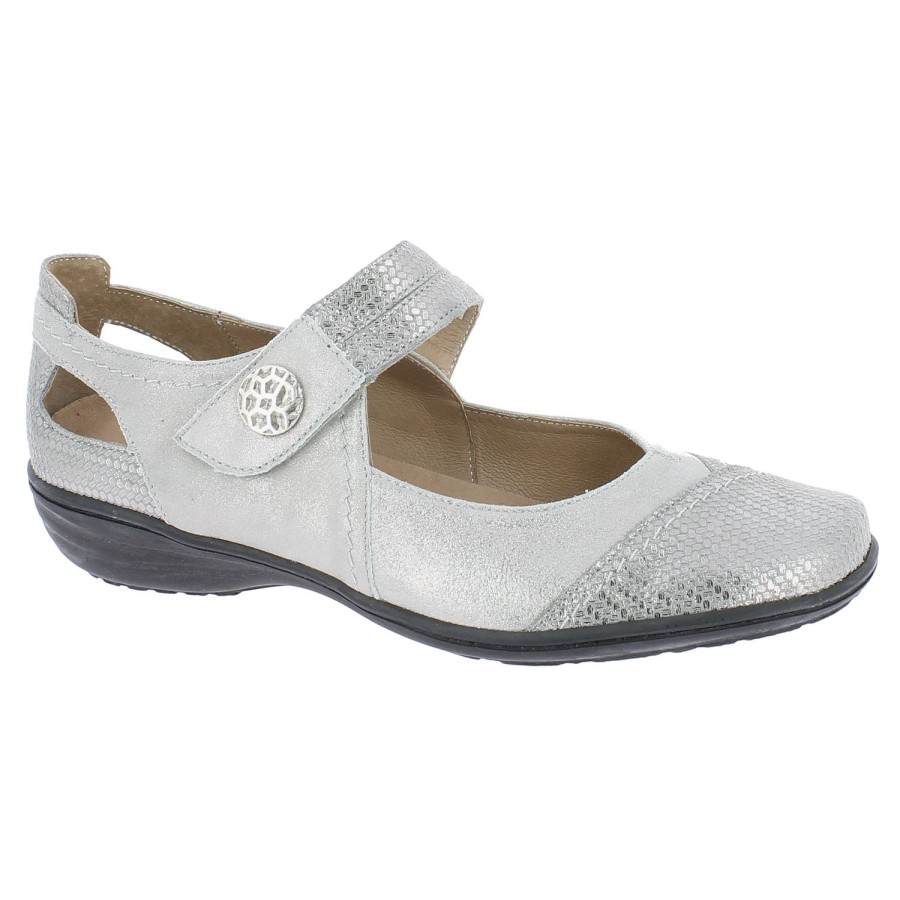 Femme Artika | Artika Ballerines Inabur Argent