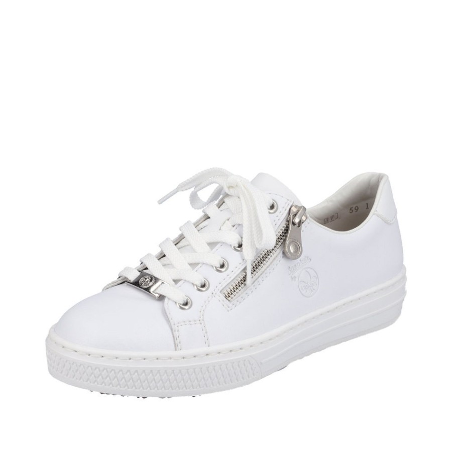 Femme Rieker | Rieker Baskets L59L1 Blanc