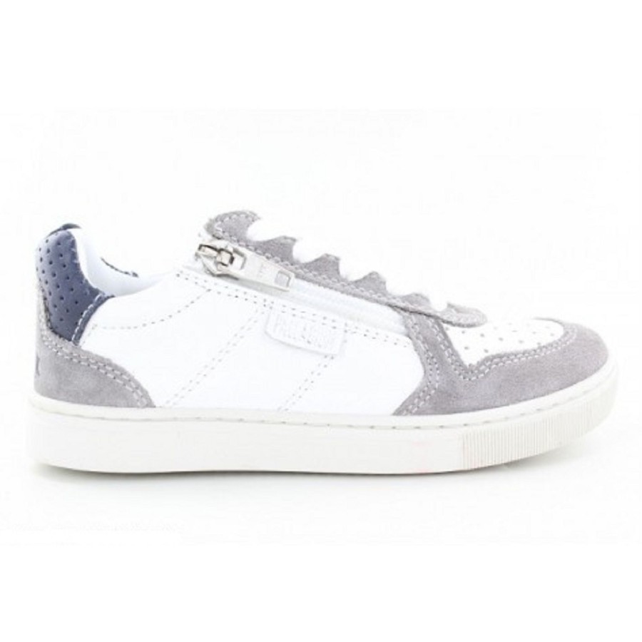 Enfant Palladium Baskets | Palladium Baskets Et Sneakers Vicking 05 Blanc