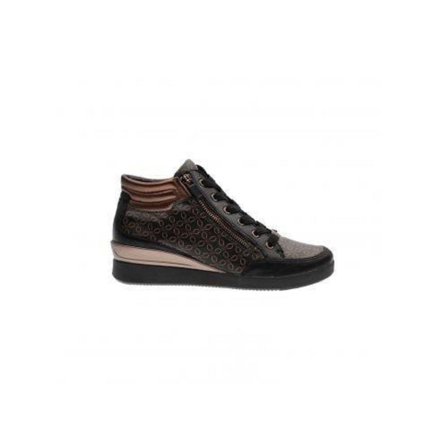 Femme Ara | Ara Chaussures A Lacets 43303 03 Marron