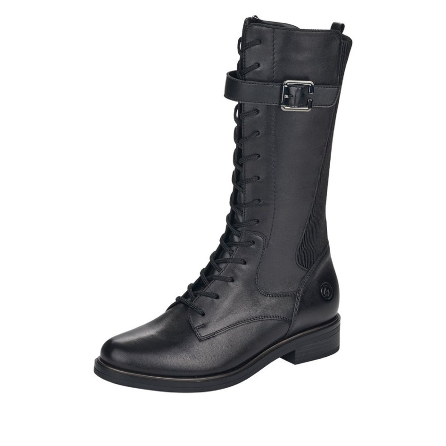 Femme Remonte | Remonte Bottes D838101 Noir