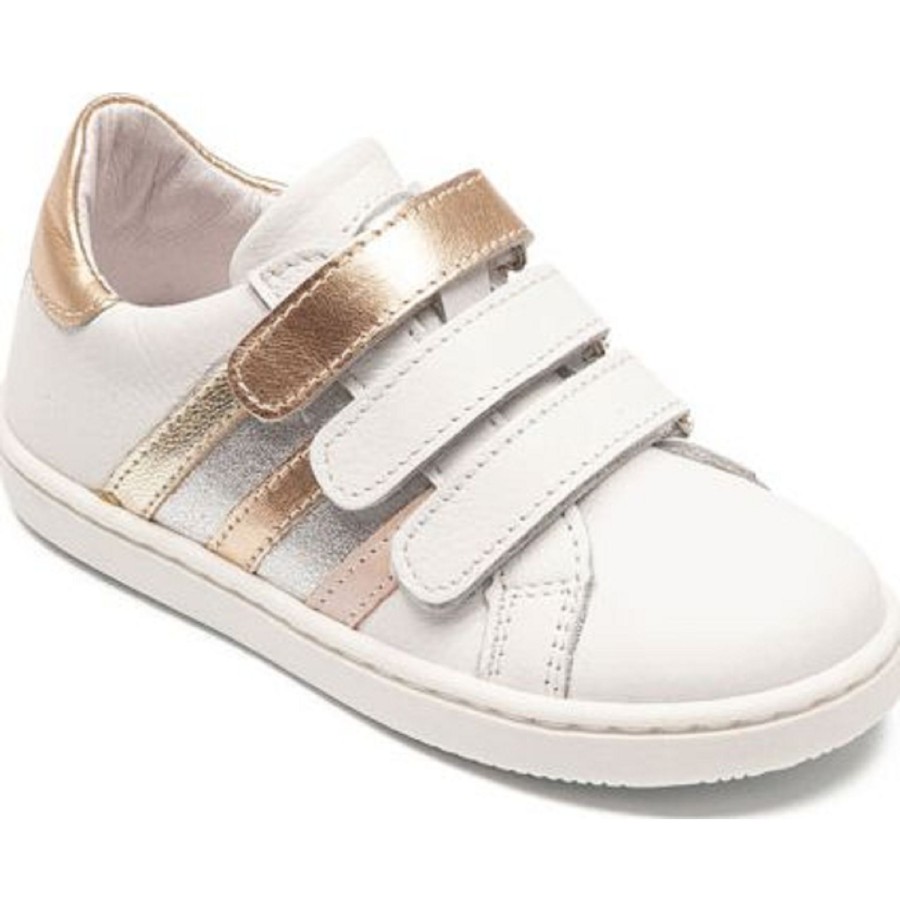 Enfant Bellamy Baskets | Bellamy Baskets Et Sneakers Opale Blanc