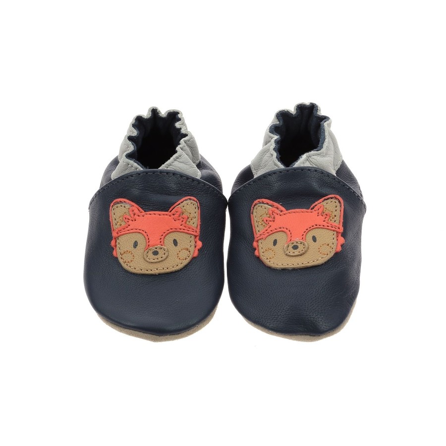 Enfant Robeez Chaussons | Robeez Chaussons Foxy Dream Marine