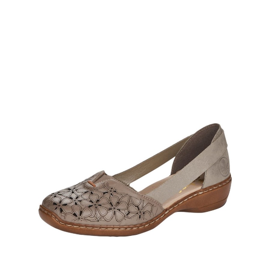 Femme Rieker | Rieker Mocassins 41356 Gris