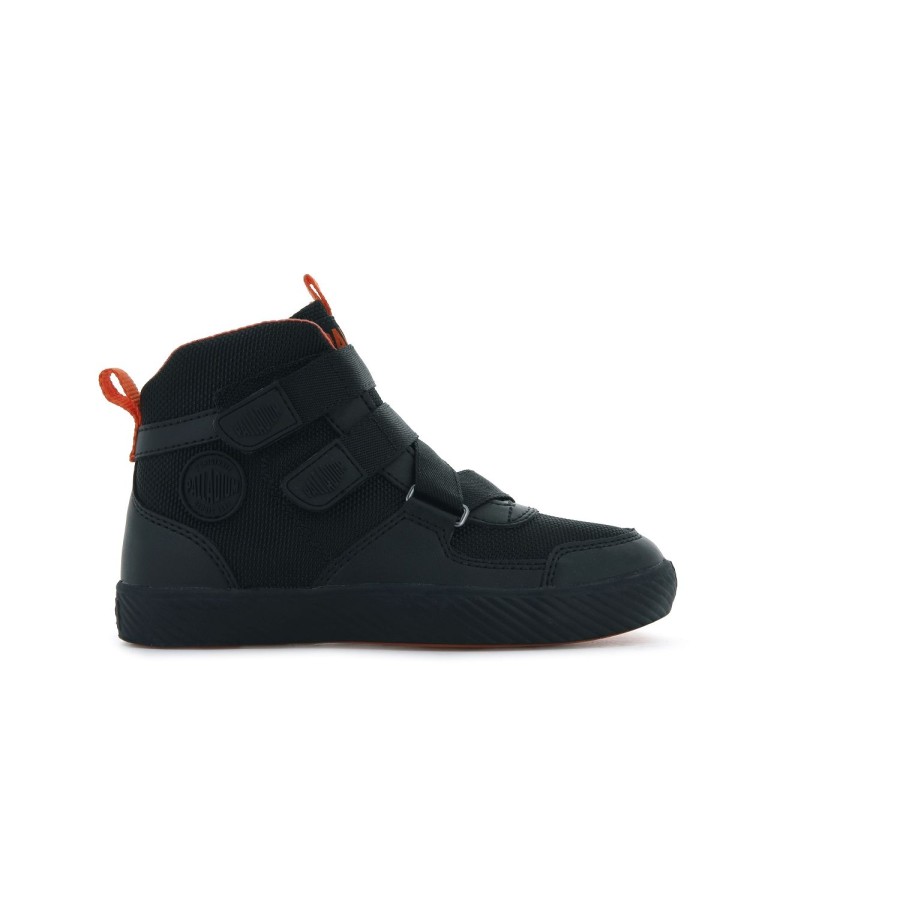 Enfant Palladium Bottines | Palladium Bottines Pallastreet Mid Noir