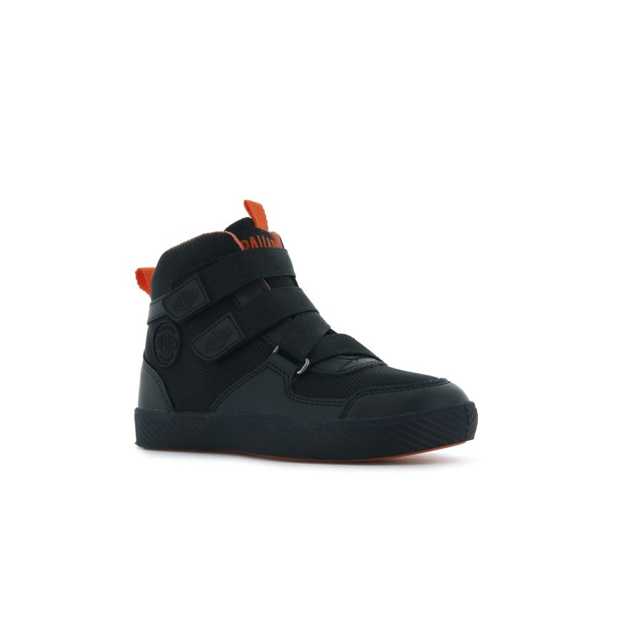 Enfant Palladium Bottines | Palladium Bottines Pallastreet Mid Noir