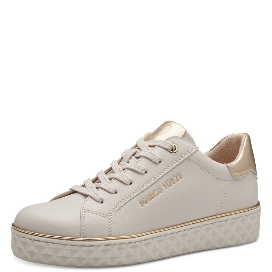 Femme Marco tozzi | Marco Tozzi Baskets 13705 41 Beige