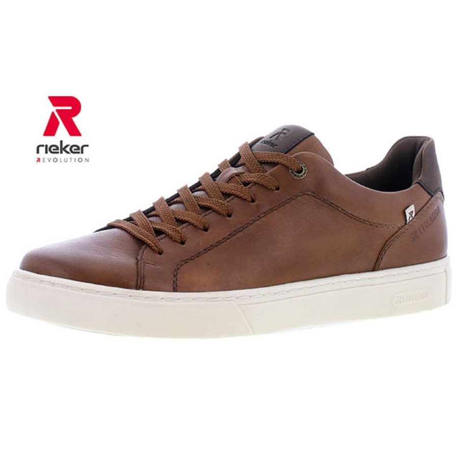 Homme Rieker | Rieker Chaussures A Lacets U0700 24 Marron