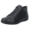 Femme Solidus | Solidus Chaussures A Lacets 29093 01144 Noir