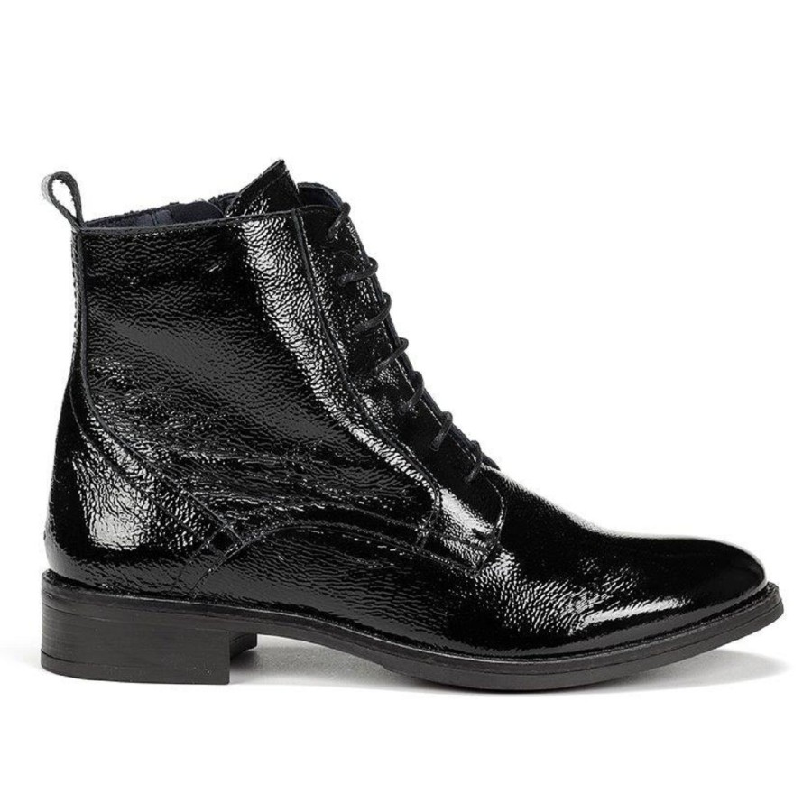 Femme Dorking | Dorking Chaussures A Lacets D8343 Noir