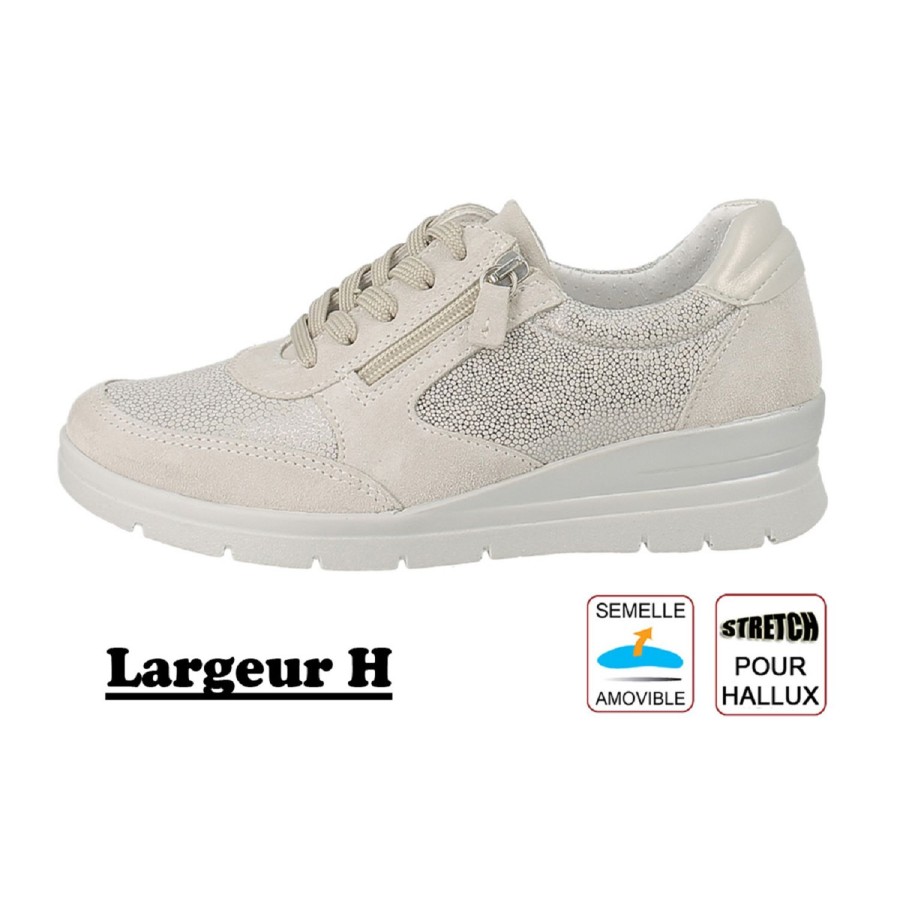 Femme Medi loi | Medi Loi Baskets Ml Luna 18 Beige