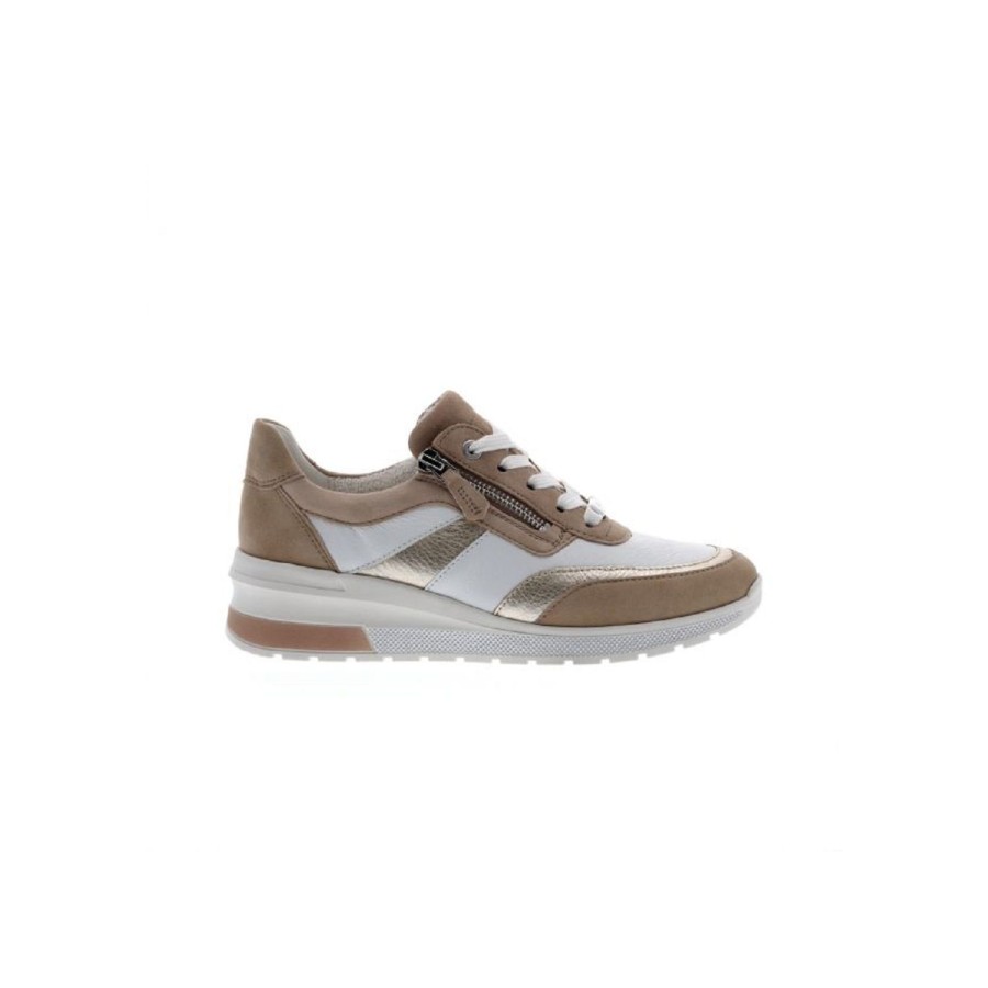 Femme Ara | Ara Baskets 18414 06 Blanc Multicouleurs