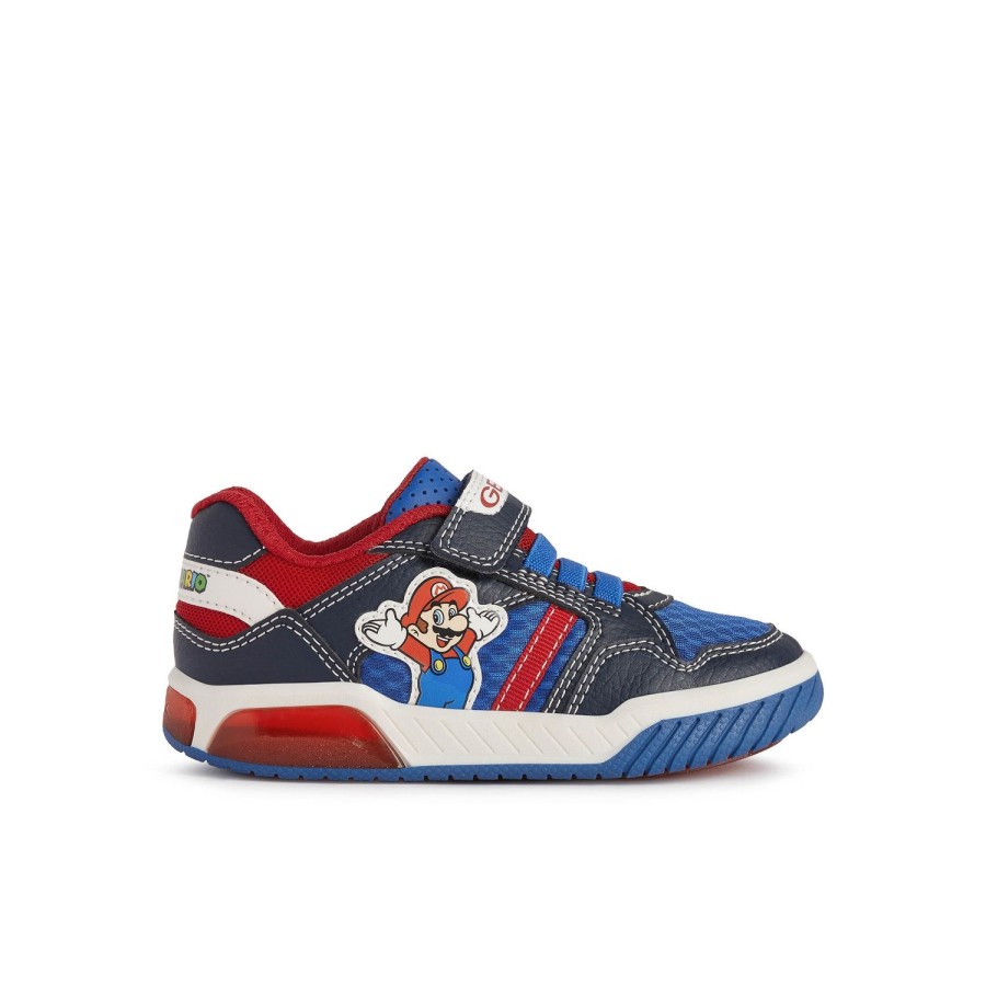 Enfant Geox Baskets | Geox Baskets Et Sneakers J259Cb Marine