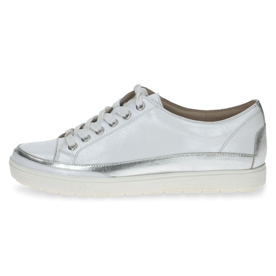 Femme Caprice | Caprice Chaussures A Lacets 23654 20 Blanc