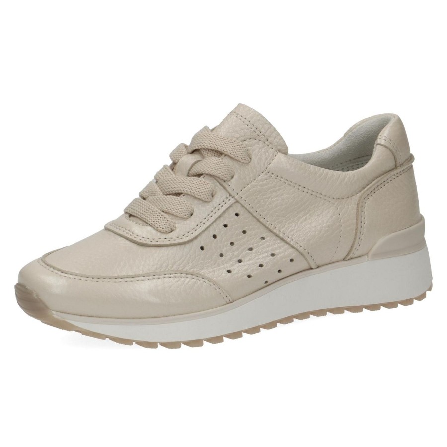 Femme Caprice | Caprice Chaussures A Lacets 23713 20 145 Ecru