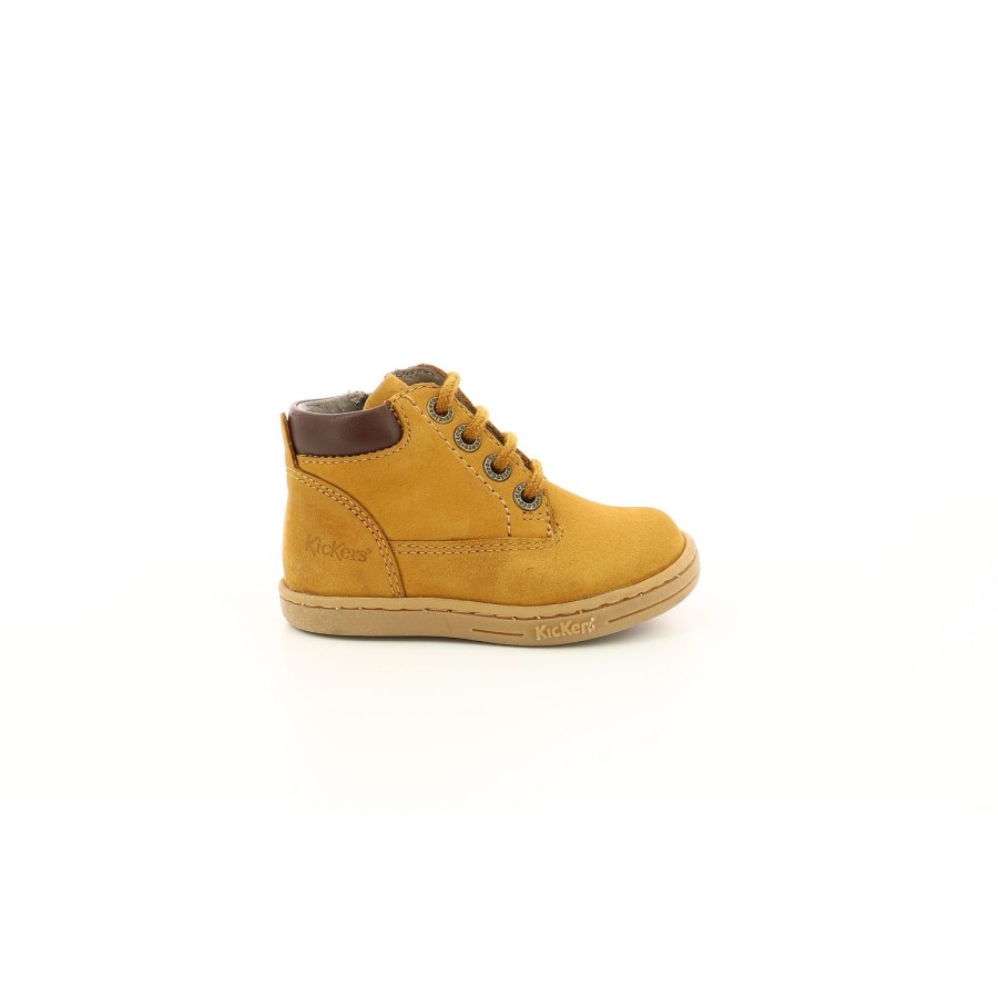 Enfant Kickers Bottines | Kickers Bottines Tackland Camel