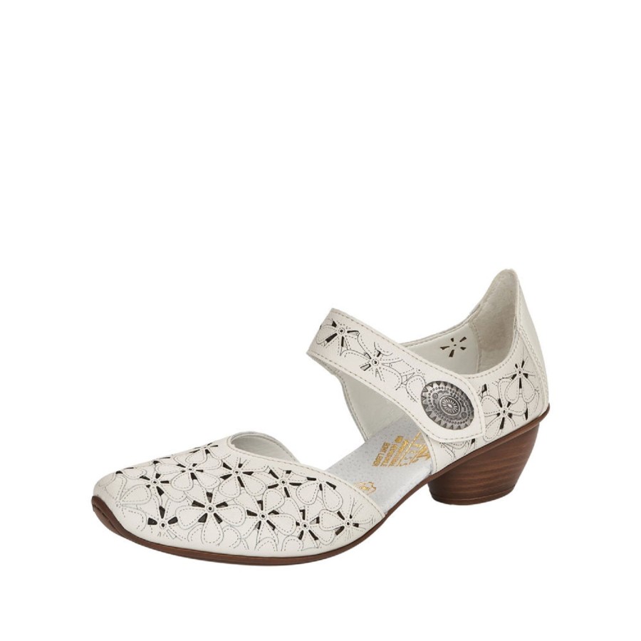 Femme Rieker | Rieker Escarpins 43786 Blanc