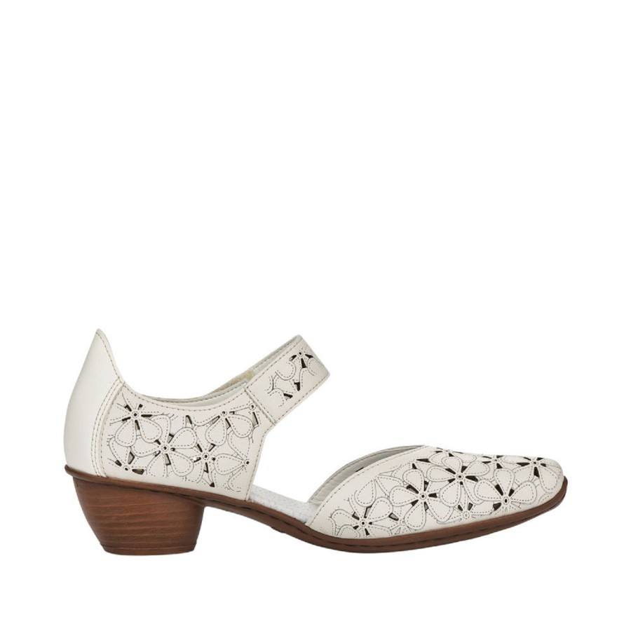 Femme Rieker | Rieker Escarpins 43786 Blanc