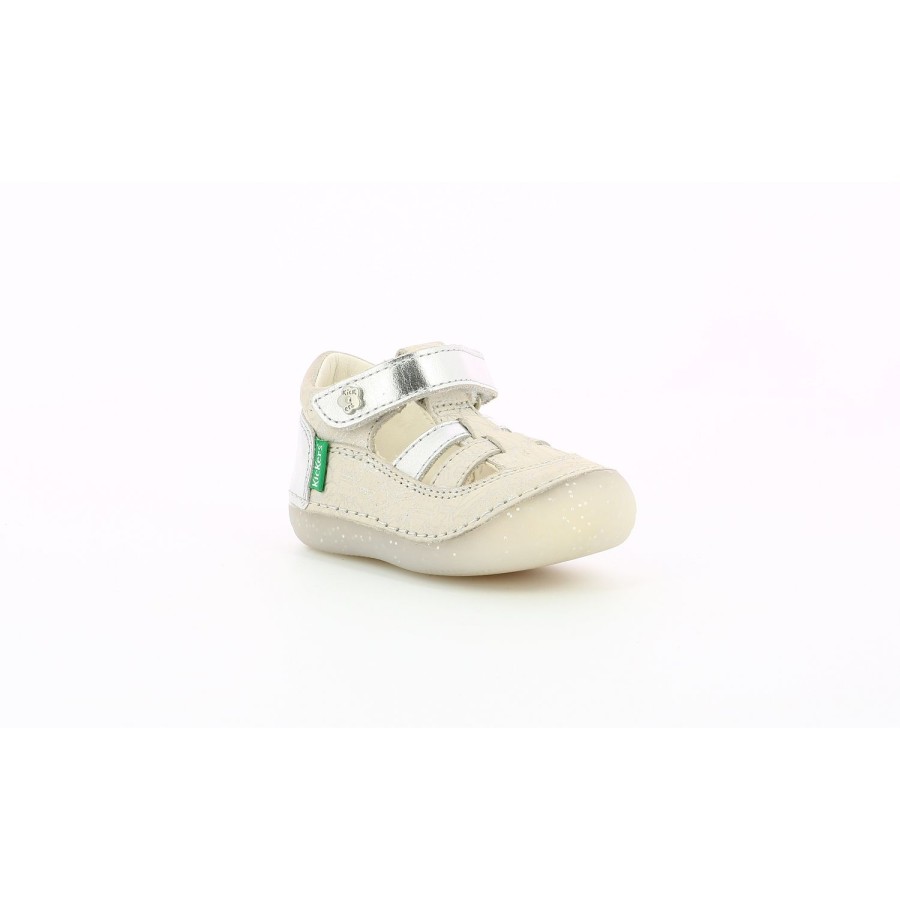 Enfant Kickers Premiers Pas | Kickers Premiers Pas Sushy Argent