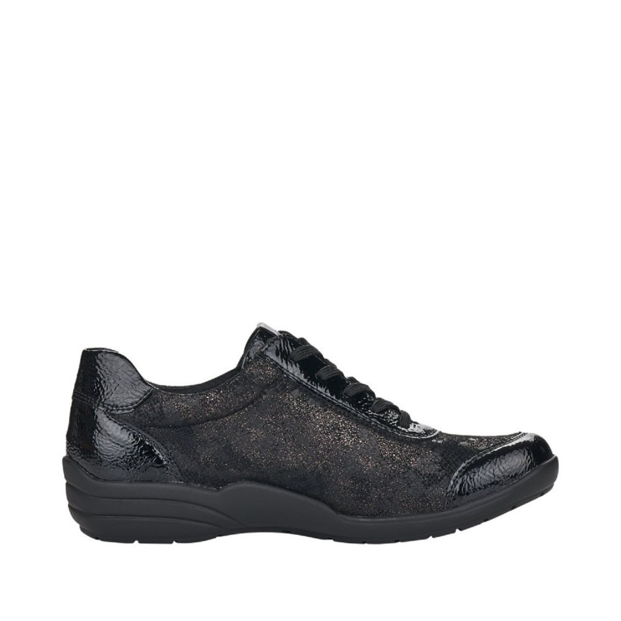 Femme Remonte | Remonte Baskets R7637 03 Noir