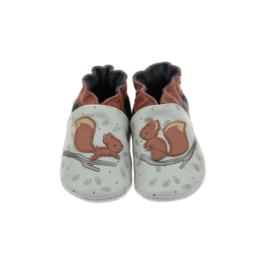 Enfant Robeez Chaussons | Robeez Chaussons Friendly Return Gris