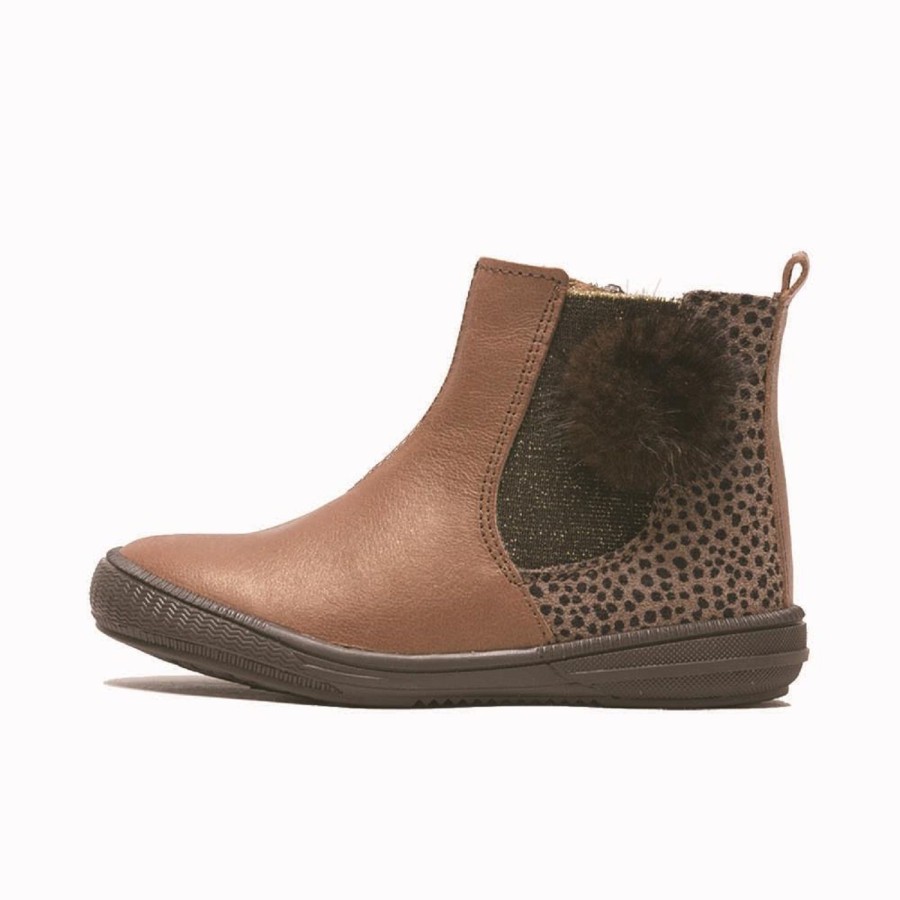 Enfant Bopy Bottines | Bopy Bottines Sati Marron