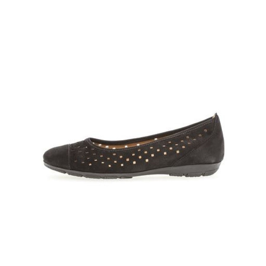 Femme Gabor | Gabor Ballerines 64169 Noir