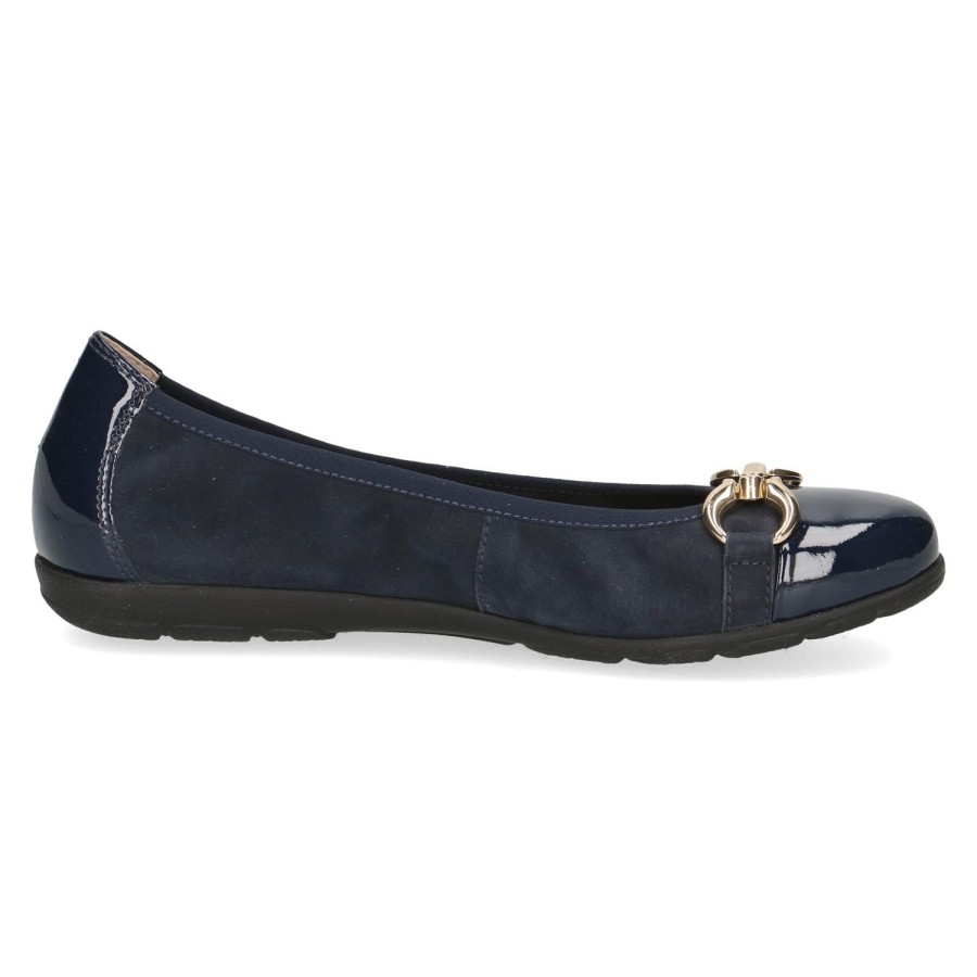 Femme Caprice | Caprice Ballerines 22172 42 Marine