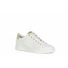 Femme Geox | Geox Baskets D151Bb Blanc Or